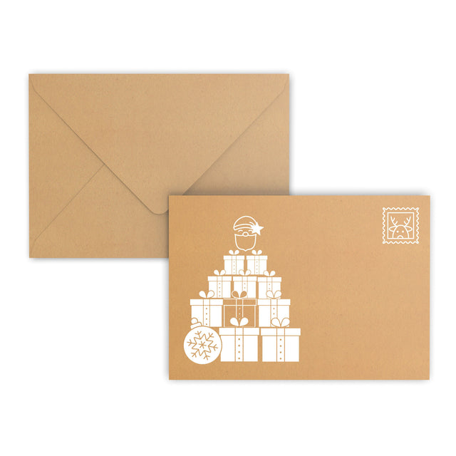 Christmas Envelopes Santa Clause Fleck 162 x 229 mm (C5)