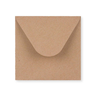 Fleck Recycled Gummed V-Flap Envelope (130 x 130mm)