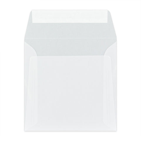 Translucent Envelopes Clear 125 x 125 mm
