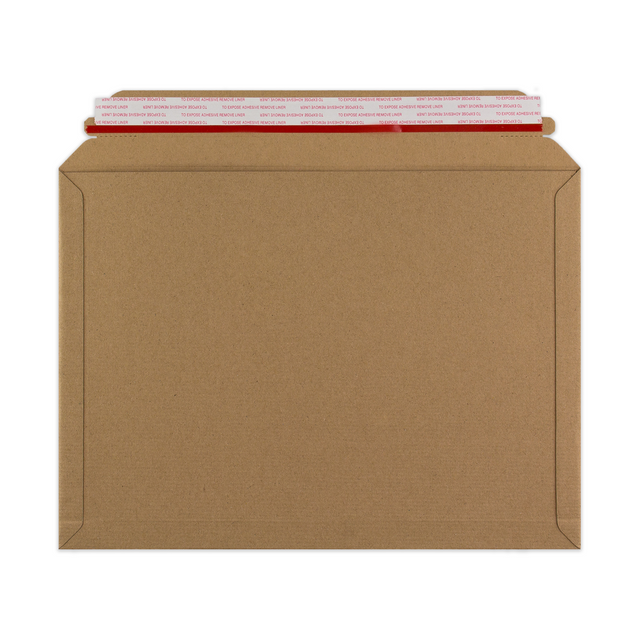 Manila Brown Peel & Seal Rigid Board Mailers Envelope (248 x 345mm)
