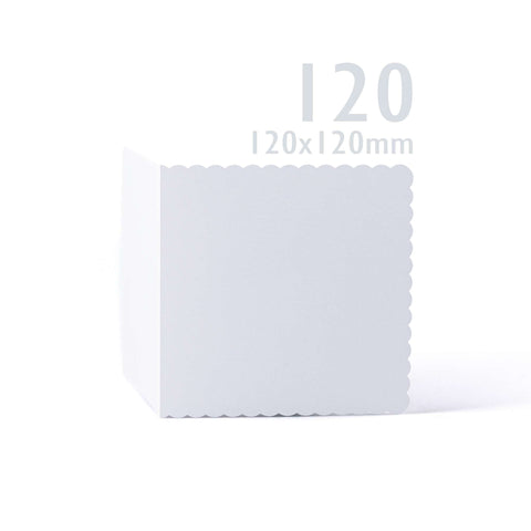 White Scalloped Cards & Envelopes Pack