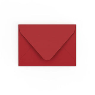 C7 Dark Red Gummed V-Flap Envelope (82 x 113mm)