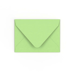C7 Pale Green Gummed V-Flap Envelope (82 x 113mm)