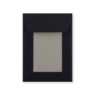 C6 Black Board Back Peel & Seal Envelope (162 x 114mm)