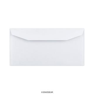 114x229 mm White Envelope