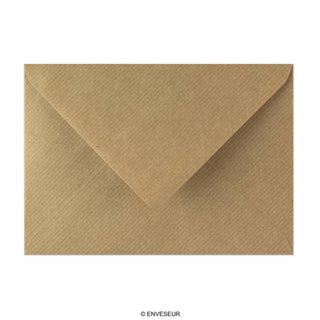 125x175 mm Brown Ribbed Envelope