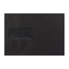 C5 Black Peel & Seal Coloured Envelope (162 x 229mm)