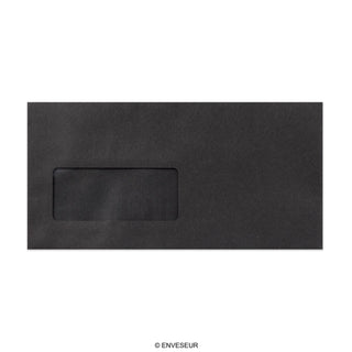 110x220 mm (DL) Black Envelope
