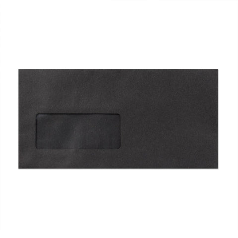 DL Black Peel & Seal Coloured Envelope (110 x 220mm)