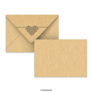 Valentine's Day envelopes ”Heartbeat”