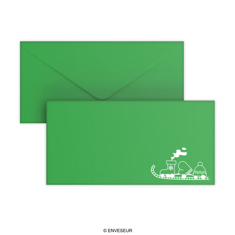 Christmas envelope Toy train