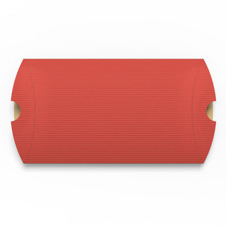 Corrugated Pillow Boxes Red 229 x 162 mm (C5)