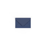 Navy Blue British Made Gummed V-Flap Envelope (62 x 94mm)