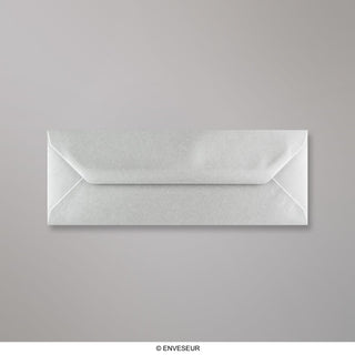 80x215 mm Metallic Silver Envelope