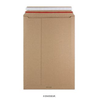 500x340 mm Manilla Rigid Mailer / F Flute