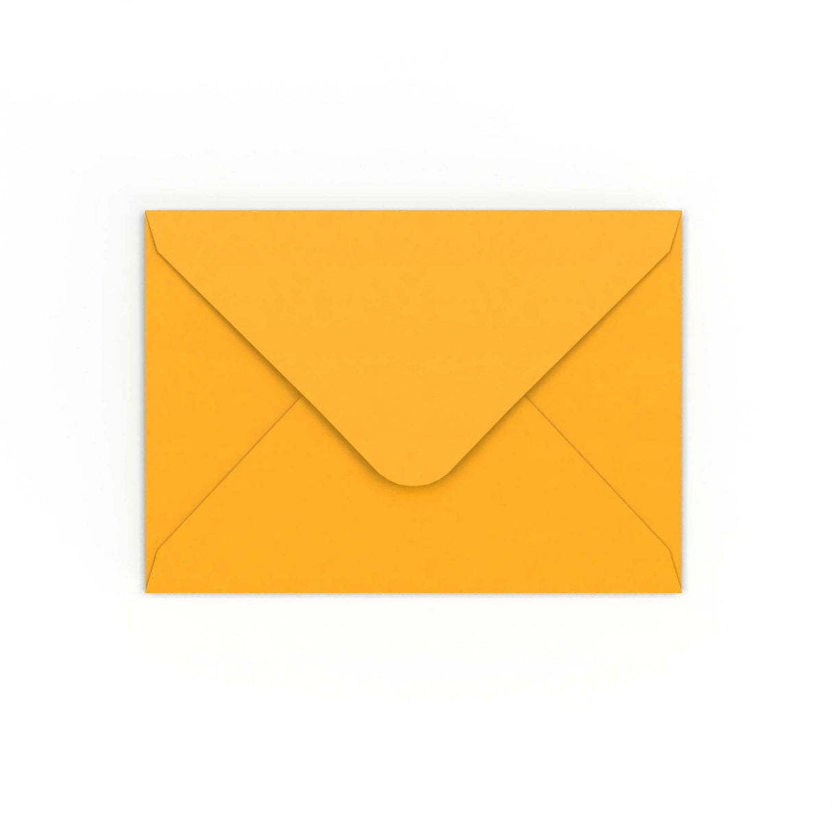 Dark Yellow Gummed V-Flap Envelope (125 x 175mm)