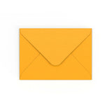 Dark Yellow Gummed V-Flap Envelope (125 x 175mm)