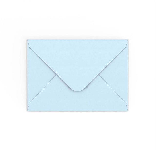 Pale Blue Gummed V-Flap Envelope (125 x 175mm)