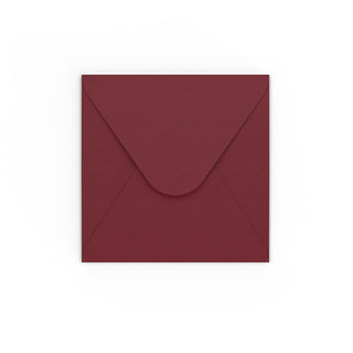Burgundy envelopes Burgundy 130 x 130 mm Gummed