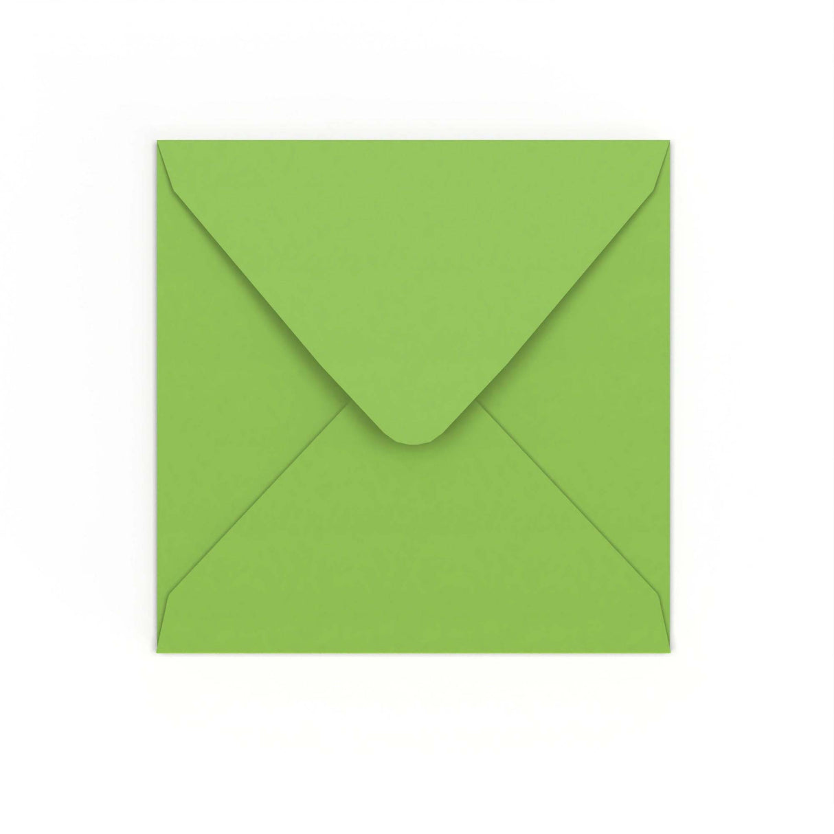 Mid Green Gummed V-Flap Envelope (155 x 155mm)
