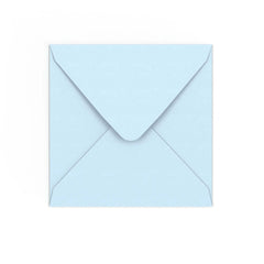 Pale Blue Gummed V-Flap Envelope (155 x 155mm)