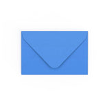 Bright Blue Gummed V-Flap Envelope (65 x 94mm)