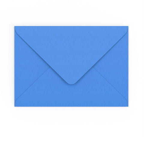 C5 Bright Blue Gummed V-Flap Envelope (162 x 229mm)