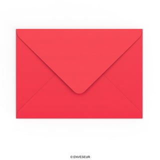 162x229 mm (C5) Bright Red Envelope