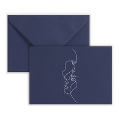 Wedding Envelopes (Love Design) Dark Blue 162 x 229 mm (C5)