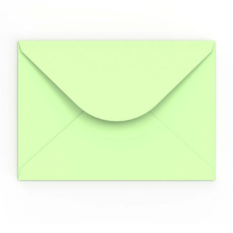C5 Pale Green Gummed V-Flap Envelope (162 x 229mm)