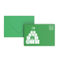 Christmas Envelopes Santa Clause Dark Green 114 x 162 mm (C6)