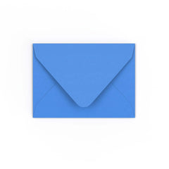 C7 Bright Blue Gummed V-Flap Envelope (82 x 113mm)