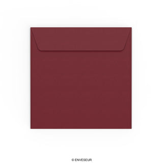 Burgundy Gummed V-Flap Envelope (130 x 130mm)