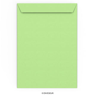 324x229 mm (C4) Pale Green Coloured Envelope