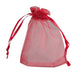 Organza Bags Red 90 x 70 mm
