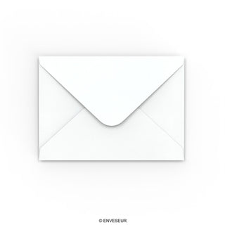 White Hammer Gummed V-Flap Envelope (125 x 175mm)