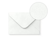 C6 White Hammer Gummed V-Flap Envelope (114 x 162mm)