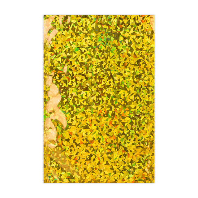 Holographic Finish Foil Bags Holographic Gold 324 x 229 mm (C4)