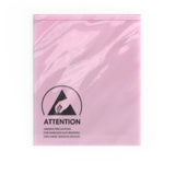 Pink Anti-Static ESD Grip Seal Bags